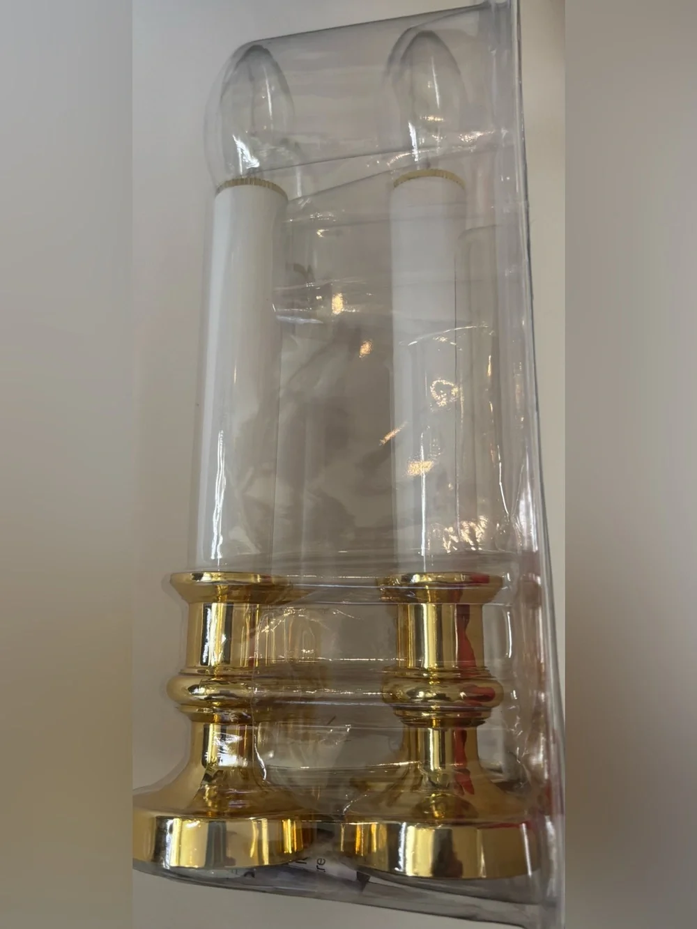 set of 6 Christmas window candles by GE NEW NWT